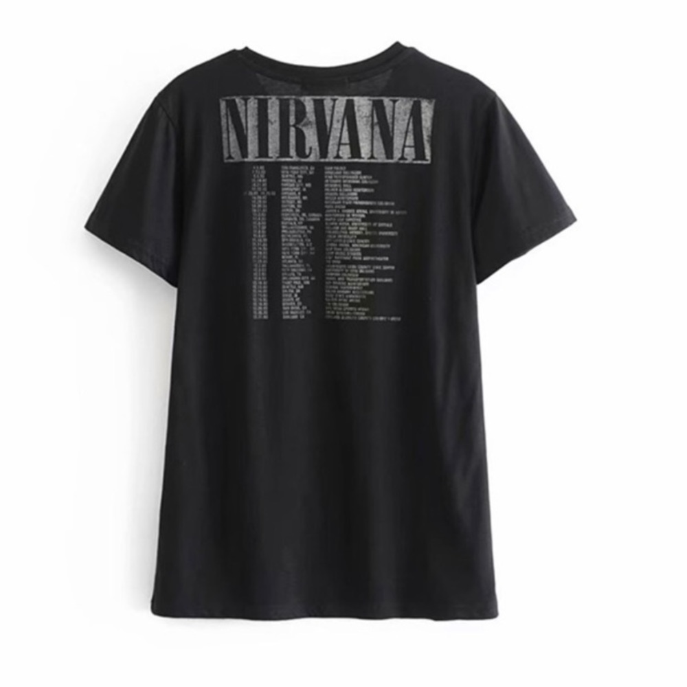 SOLD OUT Black Nirvana Vintage Concert Band Tee - Picture 3 of 4